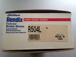 USA NOS Bendix R504L Relined Shoe Set fits 504L