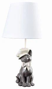 Katzenlampe Retro Lampe Nachttischleuchte Katze Nachttischlampe Tierfigur 52cm - Bild 1 von 4