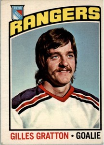 1976-77 O-PEE-CHEE HOCKEY #28 GILLES GRATTON NEW YORK RANGERS