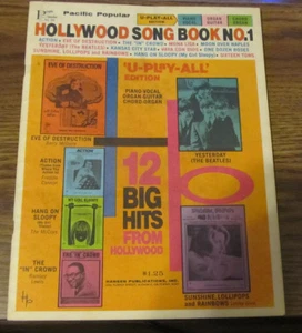 Pacific Popular Hollywood Songbook Song Book No. 1 Piano Vocal Organ Guitar - Picture 1 of 1