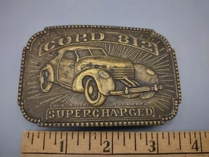 CORD 812 SUPERCHARGED BELT BUCKLE - Picture 1 of 4