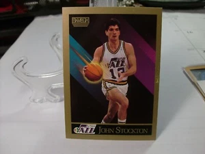 1990-91 SkyBox Basketball #284 - John Stockton - Utah Jazz (3133) - Picture 1 of 2