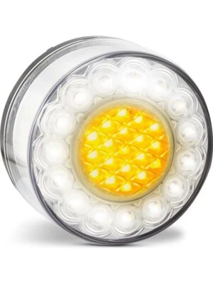 Autolamps Round LED Front Indicator / Position Lamp 12V 40cm 80X40mm Blst (80AW) - Image 1 of 4