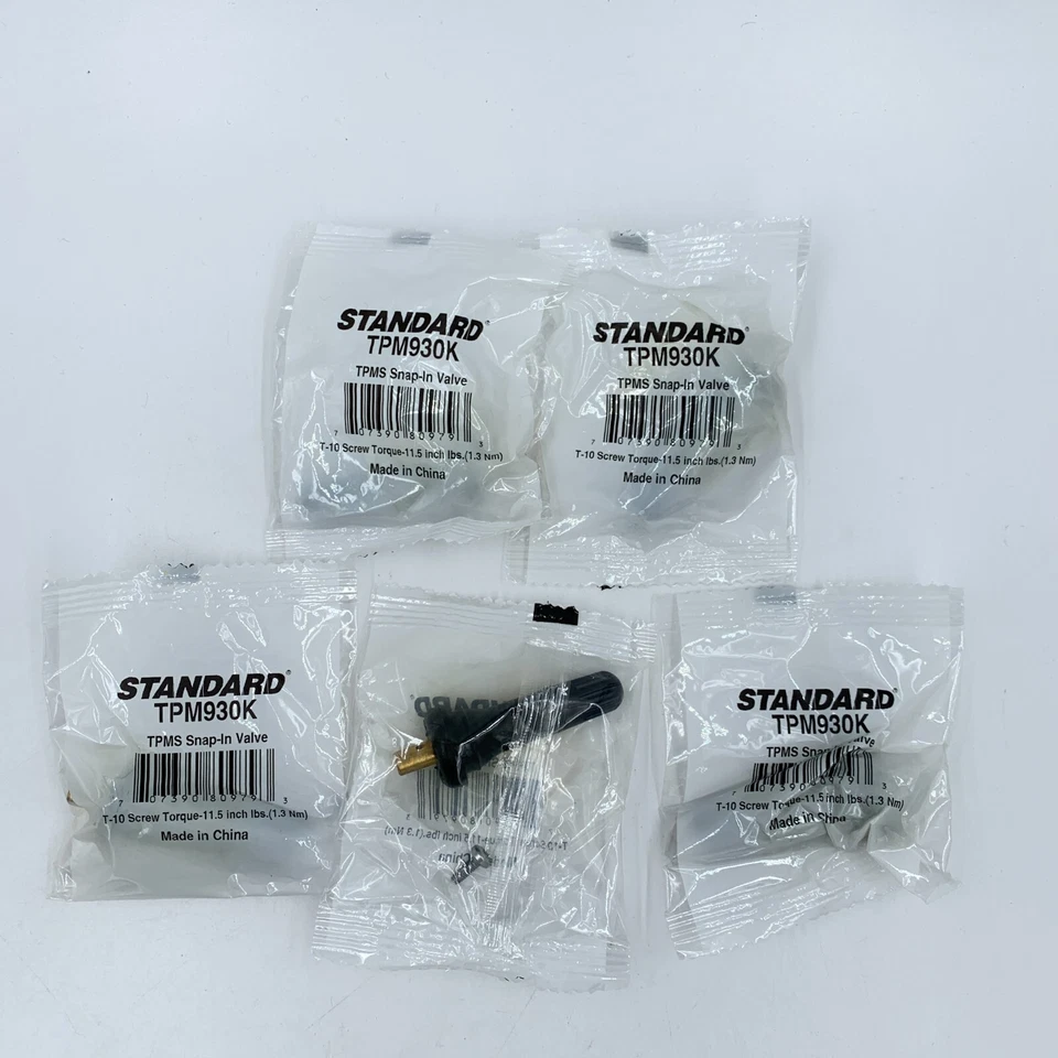 Paquete de 5 vástagos de válvula de encendido estándar TPM930K TPMS Foto 1 de 3