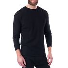 Alpine Swiss Mens Thermal Long Sleeve Top Waffle Knit Shirt Base Layer Underwear