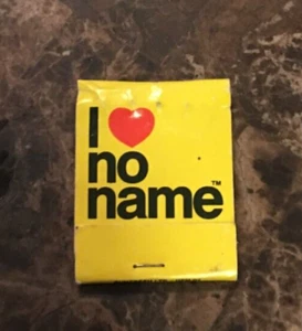 *Vintage Matchbook - I Love No Name - Damaged (75) - Picture 1 of 3