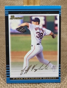 2002 Bowman Jeff Verplancke Gold Parallel Baseball Card #290 Giants A4 - Picture 1 of 2