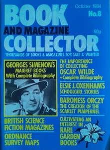 BOOK AND MAGAZINE COLLECTOR No.8 Oct' 1984 Oscar Wilde / Georges Simenon VGC - Picture 1 of 1