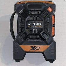 RIDGID ZRR84084 X4 18V Mini Drill Jobsite AM/FM Radio - Orange - No Battery