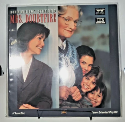 Mrs. Doubtfire LaserDisc Widescreen THX Laserdisc Robin Williams LD 1994 - Image 1 of 4