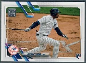 2021 Topps Series 2 Estevan Florial Rookie RC #406 Yankees QTY - Bild 1 von 2
