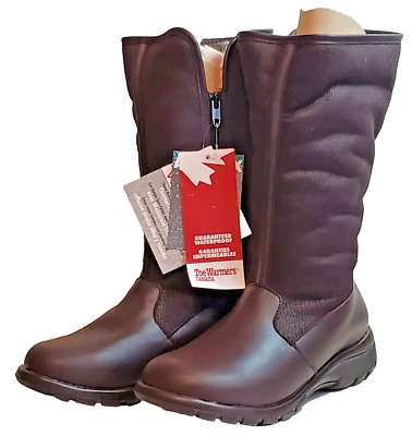 Calentadores de Puntera Mujer Botas de Refugio Marrón Talla 7 Ancho Forro de Piel Sintética Impermeable Foto 1 de 4