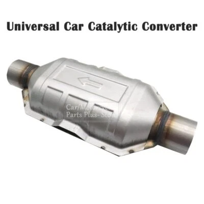 2.25" INCH HI FLOW 400 CELL UNIVERSAL STAINLESS SPORTS CAT CATALYTIC CONVERTER - Image 1 of 4