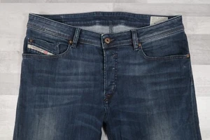 Herren Diesel WAYKEE Stretch Regular Straight Blau Jeans W34 L29 Waschung 0814W - Bild 1 von 14