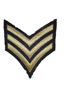 Original WW2 U.S. Army Sgt. Uniform Rank Chevron from Uniform - Picture 1 of 2