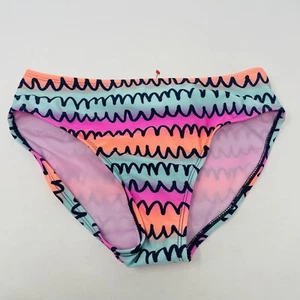 Cat & Jack Girls Size Large 10/12 Tie Dye Ombre Printed Bikini Bottoms 1327 - Picture 1 of 6