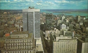 Postcard Montreal P.Q. Canada Aerial View of City Quebec c1960s Unused - Picture 1 of 1