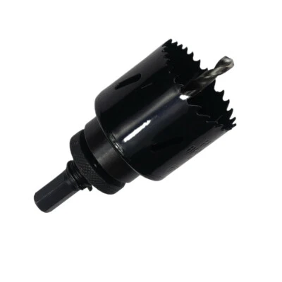 Lochsäge Ø46mm HSS-Bi-Metall Dosenbohrer Bohrkrone Lochkreissäge mit Adapter - Bild 1 von 4