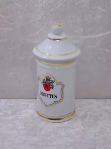Antikes Porzellan Design Apothekergefäß Fructus - Vintage - 27,5 cm - Frankreich - Bild 1 von 3