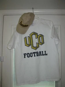 University of Central Oklahoma Bronchos Hat cap osfm & tee shirt XL preowned - Picture 1 of 11