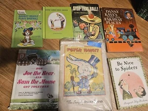 Lot of 7 Vintage Childrens Books Dr Seuss Peter Rabbit Barney Beagle - Picture 1 of 6
