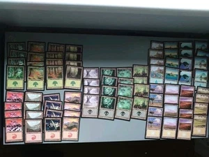 MTG 80 Odyssey Basic Land Card Lot. Full Playsets. 4 All 20 Inc Swamps - Picture 1 of 14