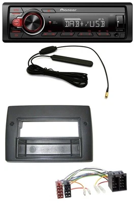 Pioneer MP3 DAB 1DIN AUX USB Autoradio für Fiat Stilo 192 01-08 Profiversion Abl - Bild 1 von 4
