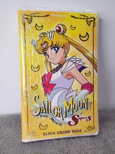 Sailor Moon Super S The Movie Black Dream Hole (VHS, 2000, Dubbed Edited) Sealed - Bild 1 von 3
