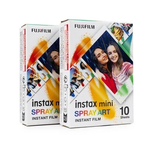 2x Fuji Instax Mini Spray Art 10 Blatt graffiti Effekt Film  - Picture 1 of 8