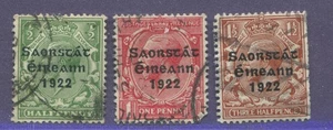 Ireland 1922 1/2d to 1  1/2d used - Picture 1 of 1