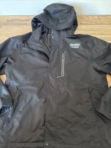 Hendrick Automotive Group XL Men’s Black Hooded Jacket Double Zipper XPrecip - Picture 1 of 17