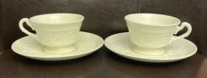 Set of 2 VTG Wedgwood of Etruria & Barlaston Patrician Cup & Saucers England - Picture 1 of 7
