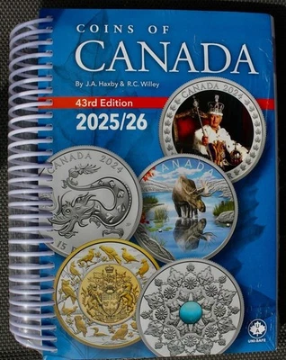 2025/26 COINS OF CANADA By JA Haxby & RC Willey 43rd EDITION 810 Pages - SEALED - Image 1 of 4