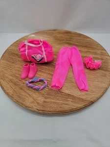 Vintage 1980's All Stars Barbie Duffel Bag With Acessories - Picture 1 of 5