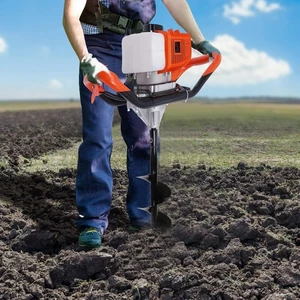 52CC Petrol Post Hole Borer Fence 1.2L Petrol Auger 8500 RPM 2.3P Petrol Earth - Picture 1 of 14