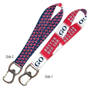 Boston Red Sox Bottle Opener Key Strap (NEW) MLB Key Chain Keychain ID Lanyard - Picture 1 of 1