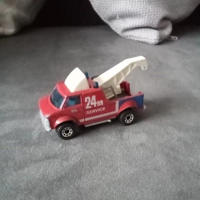 Remolque Matchbox MB 21 avería 24 horas servicio carrocería roja  Foto 1 de 4