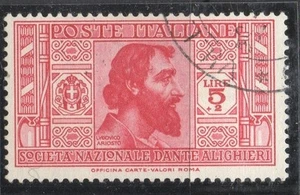 KÖNIGREICH - NR. 313 - DANTE ALIGHIERI - GEBRAUCHT - TOP - Bild 1 von 1