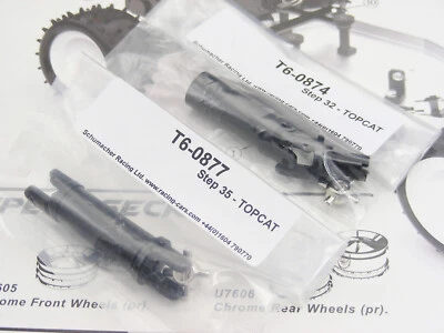Schumacher 2018 TOP CAT CLASSIC Rear Wheel Telescopic Drive Shaft Axles & Joints - Image 1 of 4