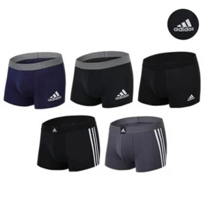 Adidas Ropa Interior Hombre Calzoncillos Boxer Pantalones Cortos 5 PAQUETES NV GR BL Clima Performance KR - Imagen 1 de 5