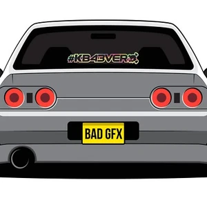 Ken Block Forever Sticker, Large Tribute KB43VER Gold Oil Slick Colour Flip - Picture 1 of 3