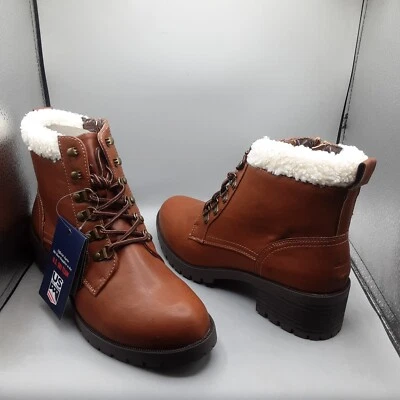 Botas Khombu Langley Para Mujer 10M Marrón Combate B747 Foto 1 de 4