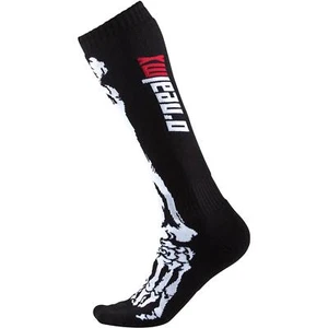 O'Neal Pro MX Socks XRay Skull Black Moto Cross Enduro MX Sock Bike MTB FR - Picture 1 of 1