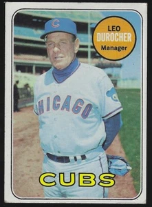1969 Topps - #147 Leo Durocher Chicago Cubs HOF Manager Baseball Card - Picture 1 of 2
