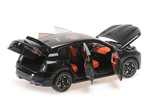 BMW iX Black Metallic 1/18 Diecast Model Car by Minichamps - Picture 1 of 3