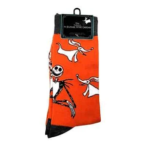 Nightmare Before Christmas Unisex Adult Socks Sz 6-12 Zero Jack Skellington NEW - Picture 1 of 3