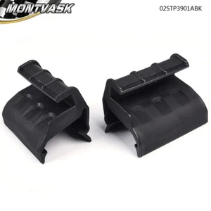 New Pair Fit For 2007-2018 Jeep Wrangler JK Soft Top Rear Window Retaining Clips - Picture 1 of 12