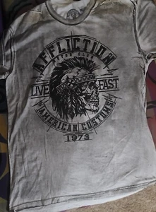 Affliction MEN'S Skull Tshirt NWT size XL - Picture 1 of 5