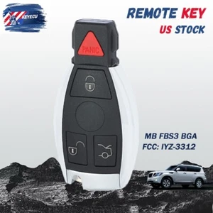 MB FBS3 BGA Keyless Remote Key for Mercedes-Benz W204 W207 W212 W164 W166 W221 - Foto 1 di 5