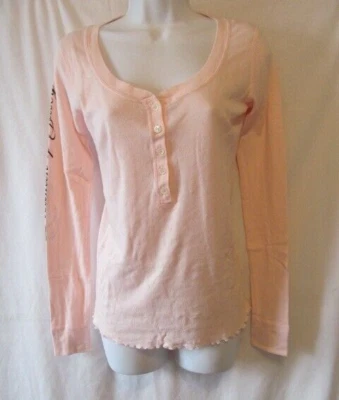 New Juicy Couture Pink Pointelle Lounge Pajama Capri Cotton Logo Set Sz Small - Image 1 of 4